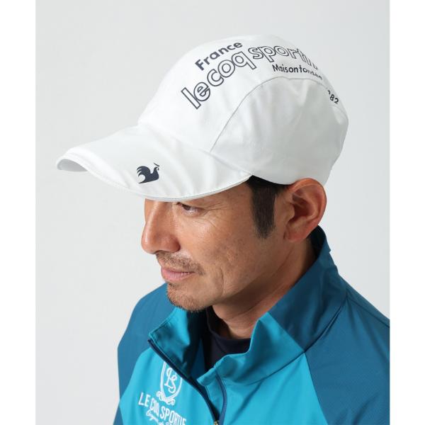公式 ルコックスポルティフ ゴルフ le coq sportif golf はっ水キャップカバー メンズ 防水 雨除け アウトドア LG6FAZ00M 26FW