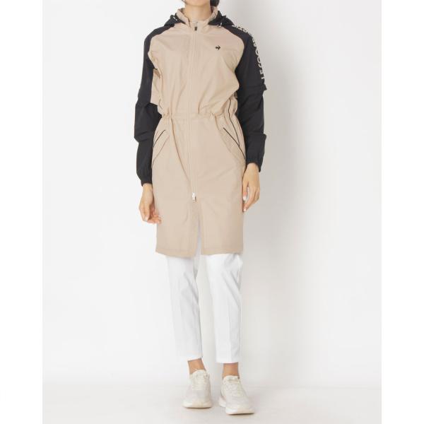 公式 ルコックスポルティフ ゴルフ le coq sportif golf ワンピースレインウェア レディース 耐水 透湿 雨具 LG6FRW01L 26FW