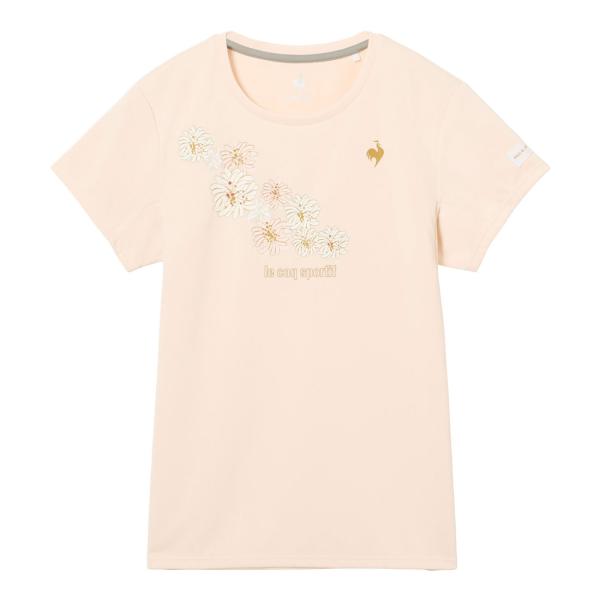 公式 ルコックスポルティフ PAUL JOEコラボ テニス プラクティスシャツ 女性 吸汗速乾 ストレッチ UV 消臭 LN6SHTP2L 26SS