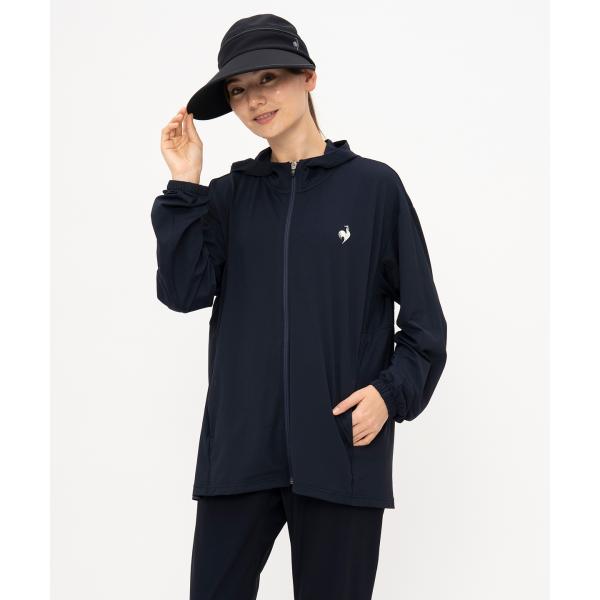 le coq sportif - 新品M  le coq sportif ルコック  撥水 フルジップパーカー ルコックスポティフ フルジップパーカー L ビッグロゴ 羽織 薄手