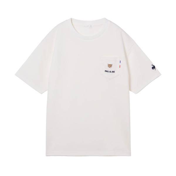 公式 ルコックスポルティフ PAUL JOEコラボ 接触冷感ボックスTシャツ レディース 吸汗 ウェア 猫 ポケット付き LT6SHTP5L 26SS