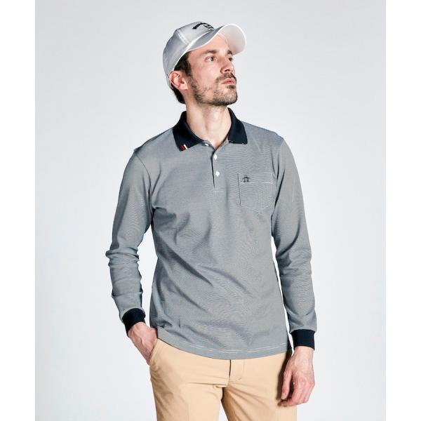 Munsingwear 公式 マンシングウェア ドット鹿の子 長袖 Munsingwear 公式 マンシングウェア ドット鹿の子 長袖