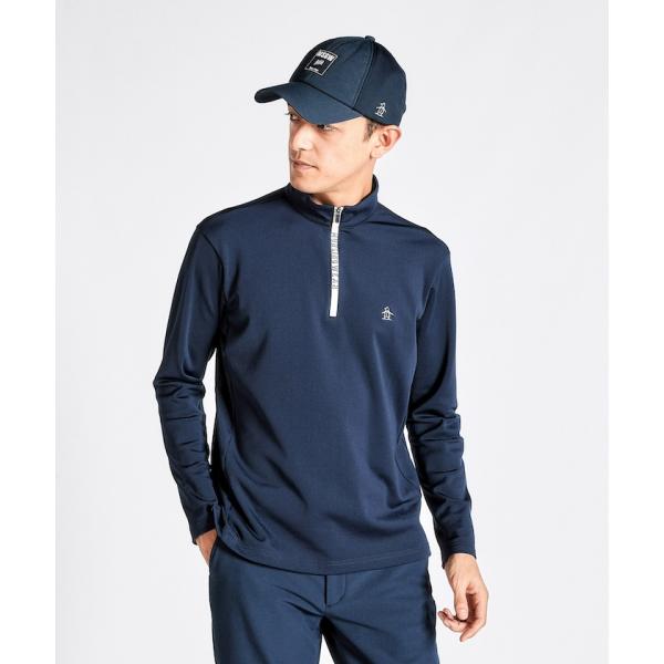 マンシングウェア MUNSINGWEAR 中綿ダウン　半袖　防寒　ハーフジップ Munsingwear 吸湿発熱 ハーフジップカットソー -デサントストア