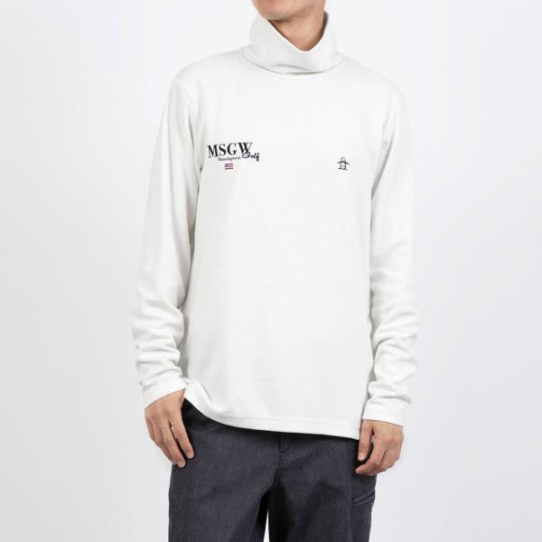 【新品】マンシングウェア　モックネック長袖シャツ蓄熱保温　LL　ヒートナビゴルフ Munsingwear（マンシングウェア） 公式 ヒートナビタートルネック長袖