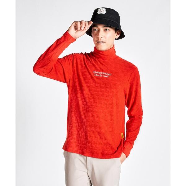 マンシングウェア     長袖 ウェア Munsingwear（マンシングウェア） 公式 起毛ベアジャカード長袖