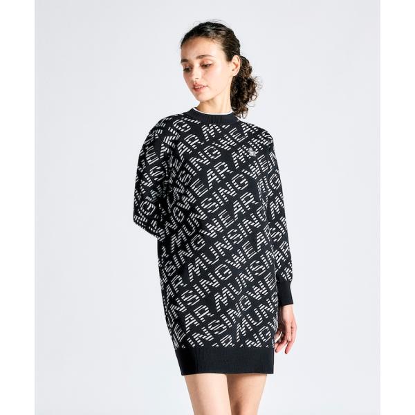 Munsingwear 公式 マンシングウェア ENVOY ロゴジャカード ニット