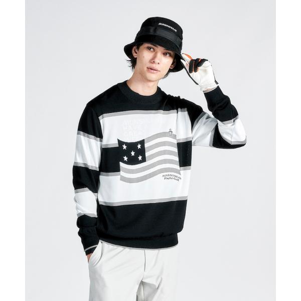 美品 マンシングウェア メンズ ゴルフ セーター ニット Mサイズ 黒 ブラック Amazon | [マンシングウェア] セーター 【STANDARD】 ワンポイント