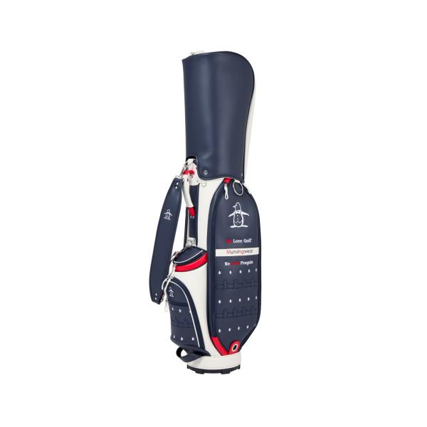 レア物　希少品　マンシングウェア 6分割ゴルフバッグ フード付 合皮剥がれ有 レア物 希少品 マンシングウェア 6分割ゴルフバッグ フード付 合