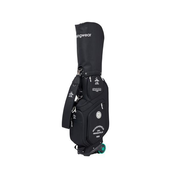 Munsingwear マンシングウェア キャディバッグ キャスター付 9型 Munsingwear（マンシングウェア） 公式 2輪キャスター付きキャディ