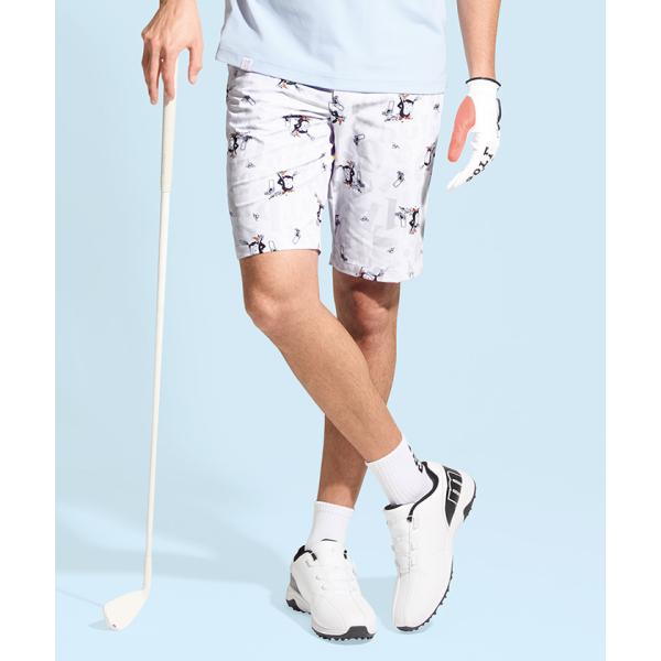 Munsingwear（マンシングウェア） 公式 ペンギン総柄プリント ハーフ