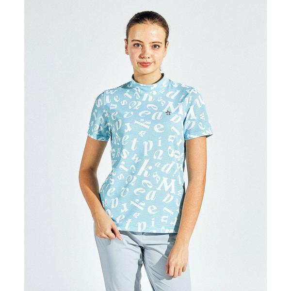 公式 マンシングウェア モックネック半袖シャツ レディース 吸汗速乾 ストレッチ UVカット サンスクリーン クーリング効果 ゴルフ MG5SHS58L 25SS