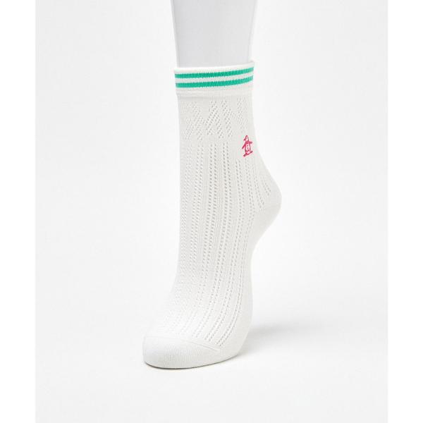 MUNSINGWEAR(マンシングウェア)スニーカー Munsingwear（マンシングウェア） 公式 ミドル丈 アイレットロゴ