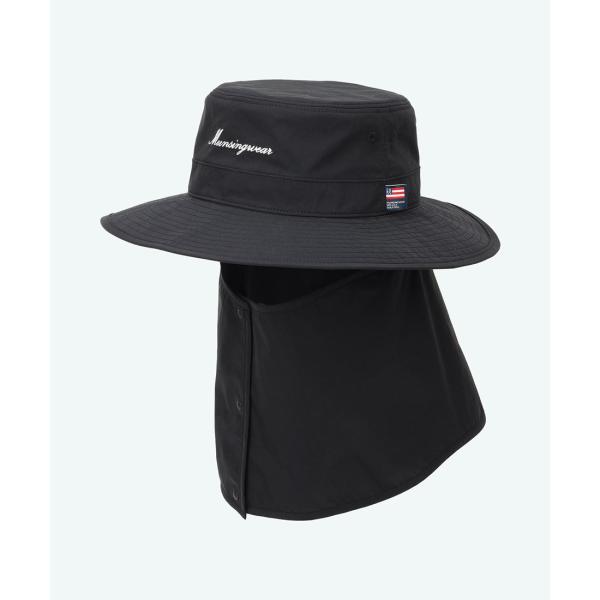 公式 マンシングウェア MUNSINGWEAR シェード付遮熱ハット メンズ レディース 部分吸汗速乾 UPF50+ 帽子 ゴルフ MG6FCP71U 26FW