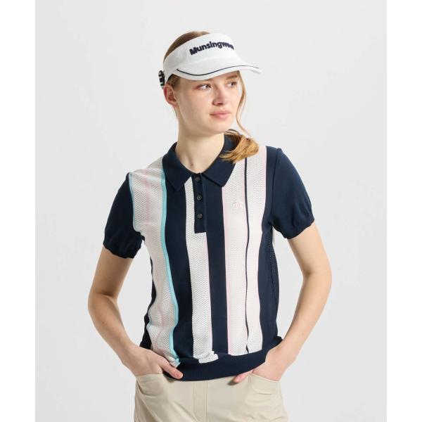Munsingwear（マンシングウェア） 公式 半袖ニットポロシャツ