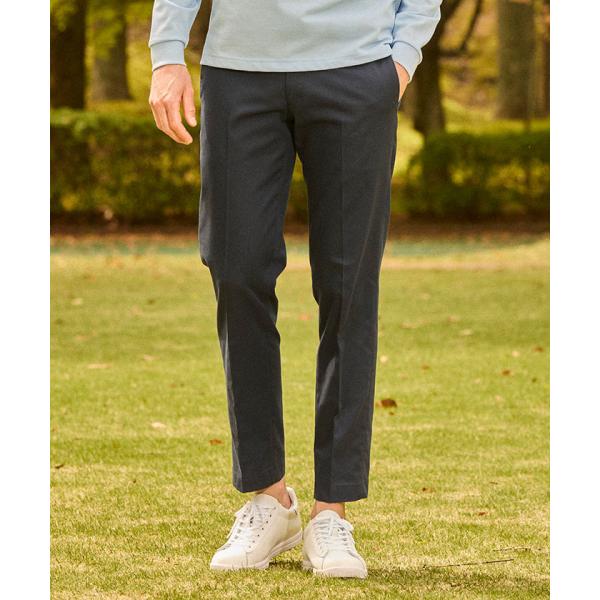 公式 マンシングウェア MUNSINGWEAR ツイルテーパードパンツ メンズ ストレッチ ロングパンツ 日本製 ゴルフ MG6SLPX3M 26SS