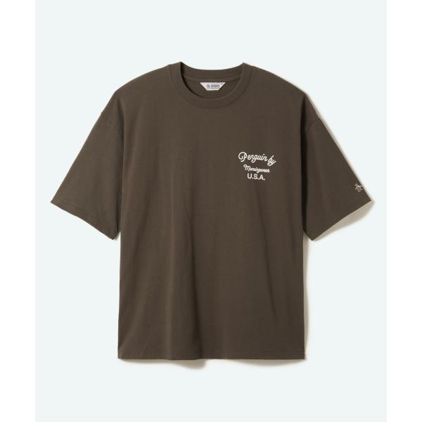 公式 ペンギン バイ マンシングウェア GRAPHIC T-SHIRT クルーネック Tシャツ ゆったり メンズ ゴルフ MU5FHT03M 25FW