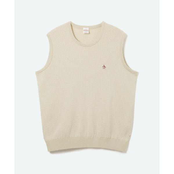 公式 ペンギン バイ マンシングウェア 60S KNIT VEST メンズ クルーネック ベスト 重ね着 ゴルフ おしゃれ MU5FST06M 25FW