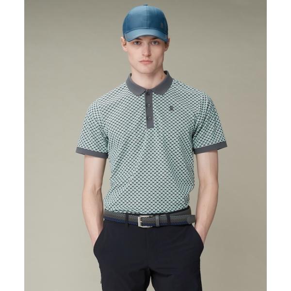 LANVIN SPORT 公式 ランバン スポール 幾何柄プリント 半袖