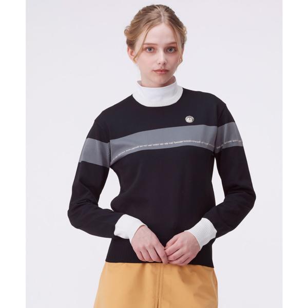 LANVIN SPORT ランバン スポール ウール混 ニット セーター 38 LANVIN SPORT 公式 ランバン スポール クルーネックセーター