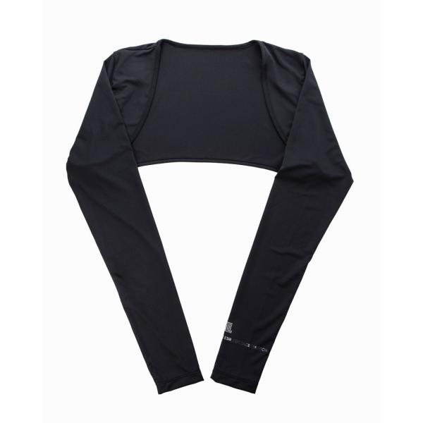 未使用新品　1piu1uguale3ボレロ型アームカバー ブラック 長袖 LANVIN SPORT（ランバンスポール） 公式 ランバン スポール ボレロ型