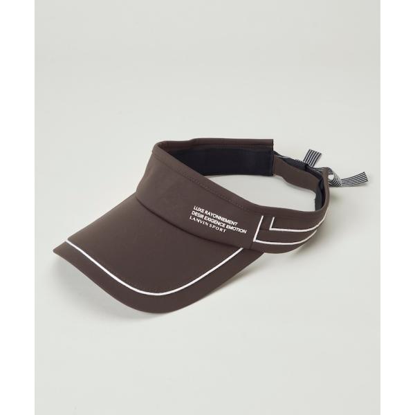ランバンスポール　2WAYバイザー LANVIN SPORT 2WAYバイザー【部分UV】 -デサントストア-DESCENTE