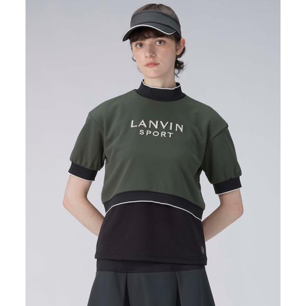 公式 ランバン スポール レイヤード調5分袖シャツ レディース UVカット ウェア ゴルフ おしゃれ VG5SHS21L 25SS