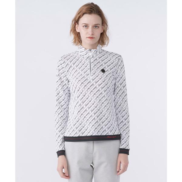 LANVIN SPORT（ランバンスポール） 公式 手書きロゴ長袖シャツ ハーフ
