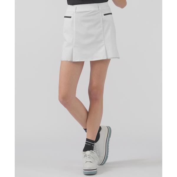LANVIN - coco 未使用品 ランバンスポール LANVIN SPORT レディース スカート 40(L) 白 ホワイト 麻混 春夏 LANVIN - coco 未使用品 ランバンスポール LANVIN SPORT