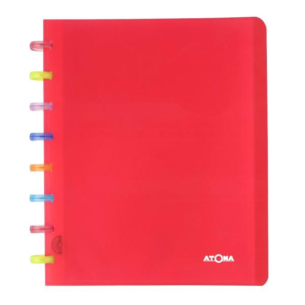 ATOMA クリアファイル A5 レッド【at41393rd】 : DESCO Online