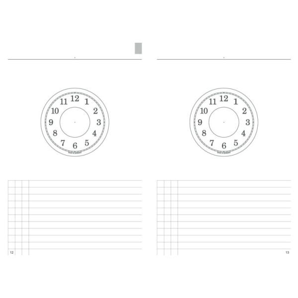 【x17】A6 NOTEBOOKLET　TIME CIRCLES-タイムサークル　レフィル　2冊【1-11xtx2】
