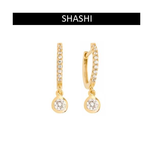 Ron Herman Shashi(シャシ) BEZEL PAVE HUGGIE ピアス ゴールド