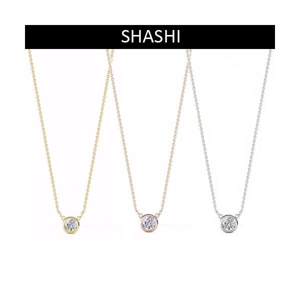 Shashi(シャシ) ソリティアネックレス SOLITAIRE NECKLACE ロン 