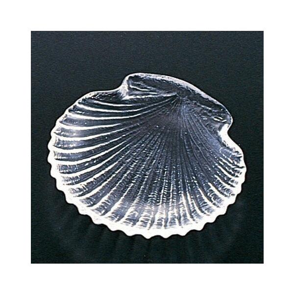 貝殻 シェル 中皿 送料無料でお届けします ガラス 硝子 貝 食器 皿 海