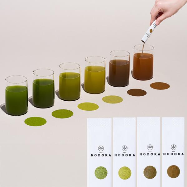 茶葉丸ごとオーガニック お茶 スティックパウダー THE NODOKA 静岡 国産 粉末 緑茶 抹茶　ほうじ茶 玄米茶 紅茶 ギフト 有機JAS認証