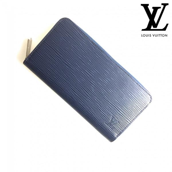 ルイヴィトン Louis Vuitton 財布 長財布 ラウンドファスナー アンディゴブルー ネイビー ブルー シルバー エピ レザー 本革 Lv ロゴ Buyee Buyee Japanese Proxy Service Buy From Japan Bot Online