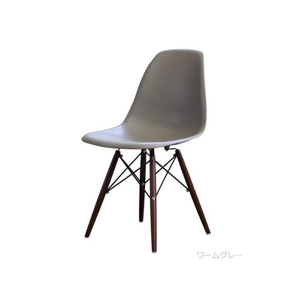 イームズシェルサイドチェアDSW DBR脚 ワームグレー (完成品配送/配送