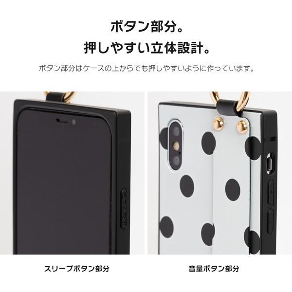 Iphone8 ケース Se2 Xs ケース スマホケース X Iphoneケース カバー 水玉 ドット 白 黒 リング 落下防止 スクエア Dm ドットホールド I スマホケースのdesign Mobile 通販 Yahoo ショッピング