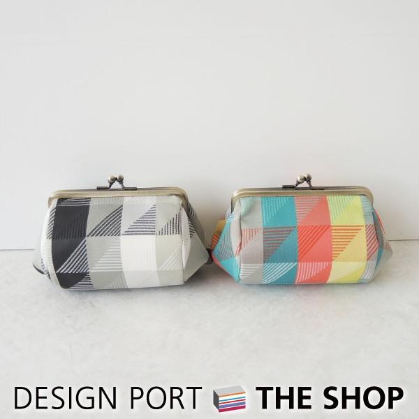 がま口 ポーチ かわいい おしゃれ 化粧ポーチ コスメポーチ メイクポーチ 大容量 俵型コスメポーチ トライアングル川島織物セルコン 1km4679 川島織物セルコン デザインポート 通販 Yahoo ショッピング