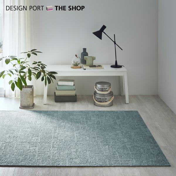 タイルカーペット 50 50 洗える 北欧 おしゃれ 高級 ペット 制電 防炎 防ダニ 6枚入 セット ライトブルー 送料無料 ユニットラグ トランスミット Ur1939 Ur1939lb 川島織物セルコン デザインポート 通販 Yahoo ショッピング