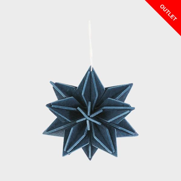OUTLET lovi ロヴィ オーナメントカード Star10cm ダークブルーゆうパケット対応可 1／ 8 適合ツリー100cm~ おしゃれ デザイン シンプル