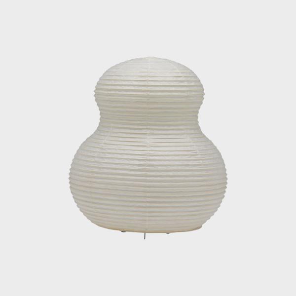 デザイナー :内田繁/Shigeru Uchida本体材質 :シェード/美濃和紙、ヒゴ/PET樹脂、脚部/スチールサイズ :W20cm×H21cm使用電球 :ミニ球 25W(F)E17×1灯電源 :コード式生産国 :made in Japa...