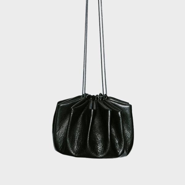 ショルダーバッグ メンズ レディース Relief Object O-pouch 肩掛けバッグ 本革 巾着 ユニセックス 小さめ 結婚式 軽い 超PayPay祭