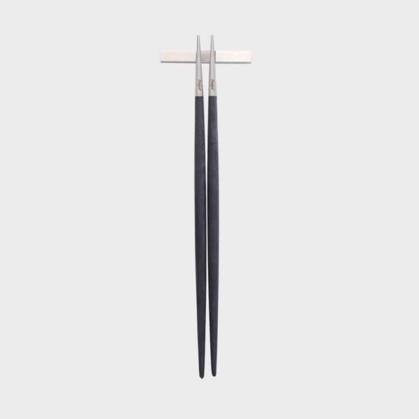 国内正規品 クチポール 箸 箸置き GOA ブラック シルバー ステンレス箸 お箸 プレゼント 箸高級 ゆうパケット対応可 1／8 超PayPay祭