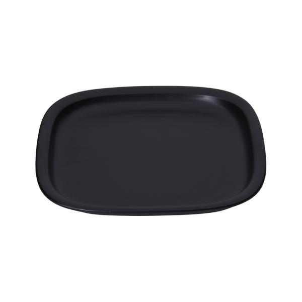 柳宗理 食器 白黒シリーズ プレート L 23cm ブラック 黒 セラミック