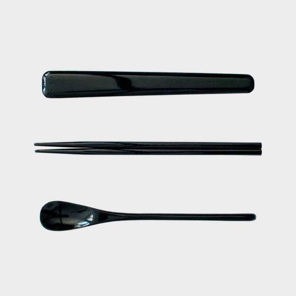 山中漆器 応量器用 禅僧三点揃い（刷匙箸） 黒 応量器 精進料理