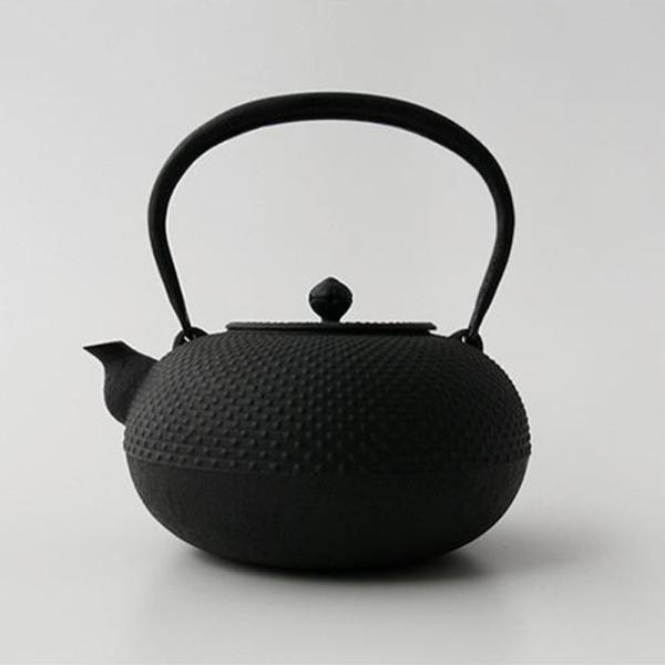 鉄瓶 南部鉄器 やかん 釜定 寒梅 あられ 1.5L 白湯 直火 IH対応 ケトル