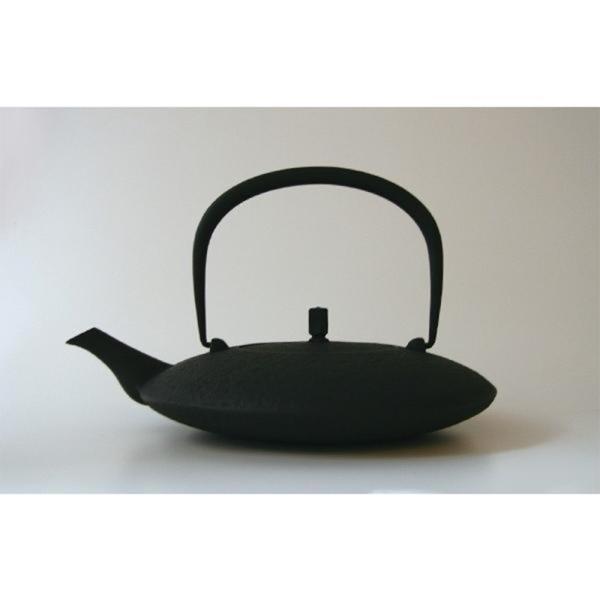 鉄瓶 南部鉄器 やかん 空間鋳造 Moon 大 黒 0.8L 白湯 直火 IH対応