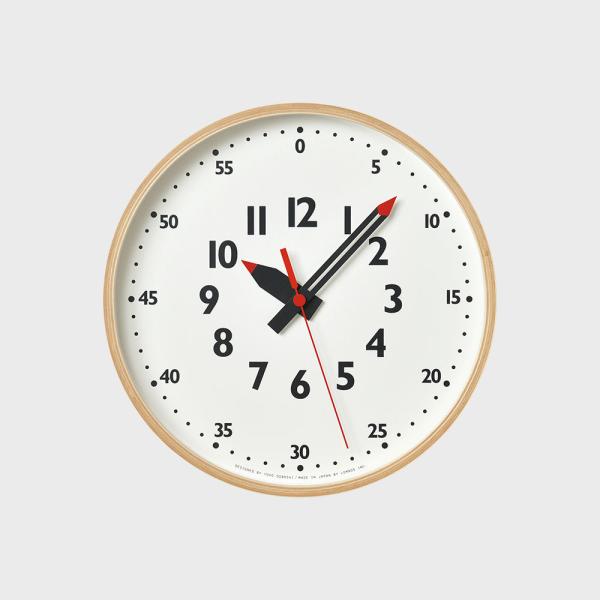 知育時計 レムノス 掛け時計 ふんぷんクロック funpun fun pun clock S 25cm YD14-08 時計 見やすい モンテッソーリ 子ども 超PayPay祭