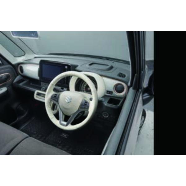 SUZUKI スズキ 純正 本革ステアリング ホイールカバー ベージュ