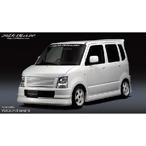 車用エアロパーツ スズキ フロントグリル ワゴンr mh21 - 自動車 ...